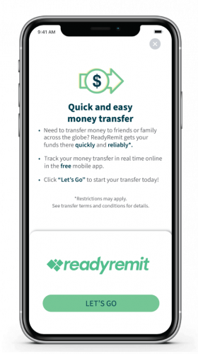 Send global remittances using ReadyRemit