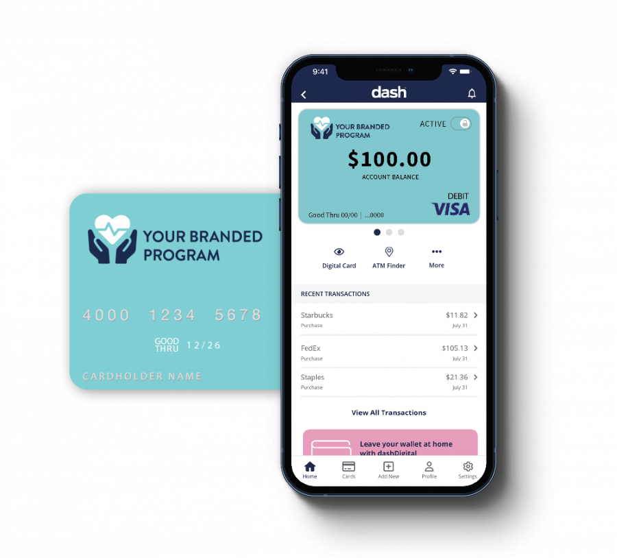 clinical trial participant payments on MyDashCard
